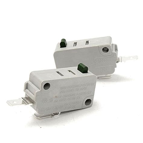 Anikiki 2Pcs KW3A NORMALLY OPEN MICROWAVE OVEN DOOR MICRO SWITCH DR52 ...