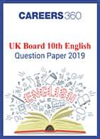UK Board 10th English Question Paper 2019