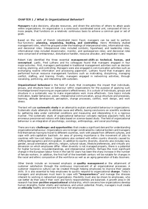 BIO Chapter Summary - lecturennotes - CHAPTER 1 / What Is ...