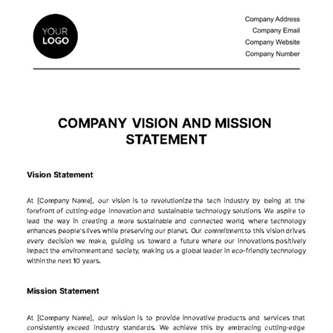Image result for Company Vision Statement