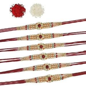 Buy Avanti Creations Thread Rakhi for Brother Beautiful Raksha Bandhan ...