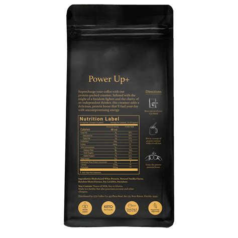 1775 Powerup+ Protein Coffee Creamer – 1775 Coffee