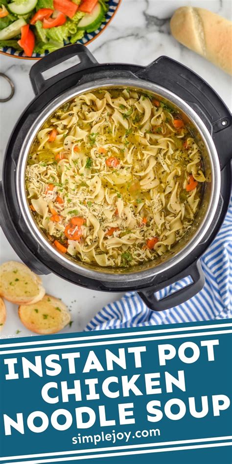 Chicken noodle soup instant pot – Artofit