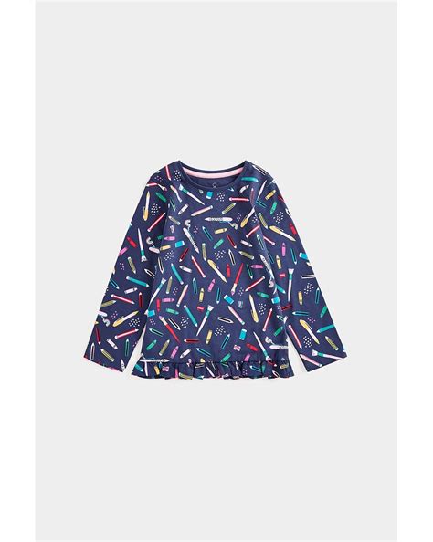 Buy Girls Full Sleeves T Shirts-Multicolor Online at Best Price ...
