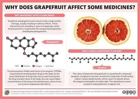 Compound Interest: Why does Grapefruit Interact with Drugs? – The Chemistry of a Grapefruit