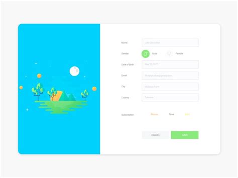 Free Sign Up Form Template - graphberry.com
