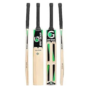Grit Gear Alpha Single Blade Poplar Willow Premium Scooped Cricket Bat ...