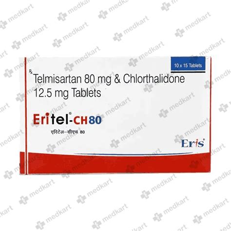 ERITEL CH 80MG TABLET 15'S Price, Uses, Side Effects & Substitutes ...