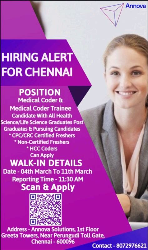 Annova Solutions - Mega Walk-In Interviews for Freshers & Experienced Medical Coders on 4th ...