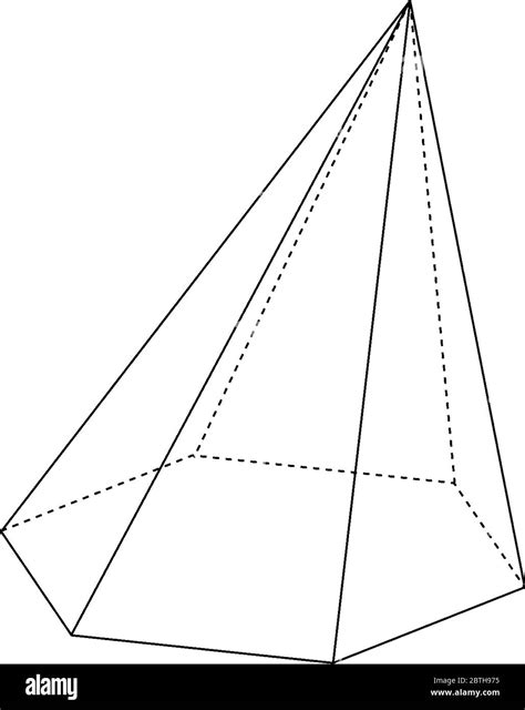 Image result for Hexagonal Pyramid Cut Out