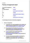 Family arrangement deed | Sample & download the agreement
