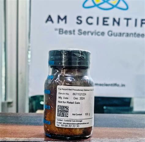 Stannous Chloride SQ 100G Qualigens Extra Pure Powder at Best Price