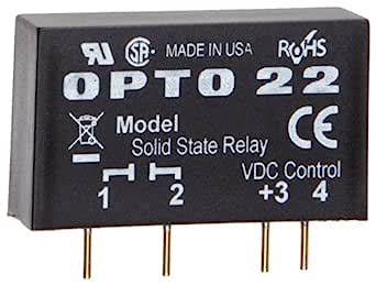 Opto 22 MP380D4 MP Model DC Control Solid State Relay, 380 VAC, 4000 ...