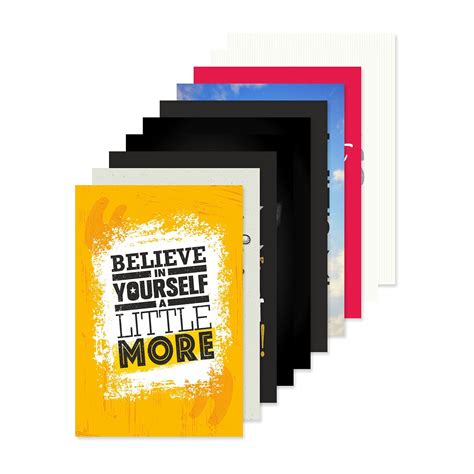 PAPER PLANE DESIGN Inspirational Quotes Wall Poster (Set of 10, 12 x 18 ...