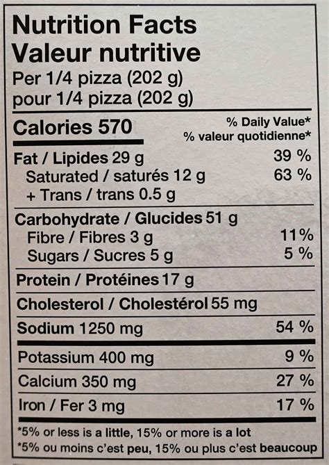 Costco Pepperoni Pizza Nutrition Facts at Anna Quevedo blog