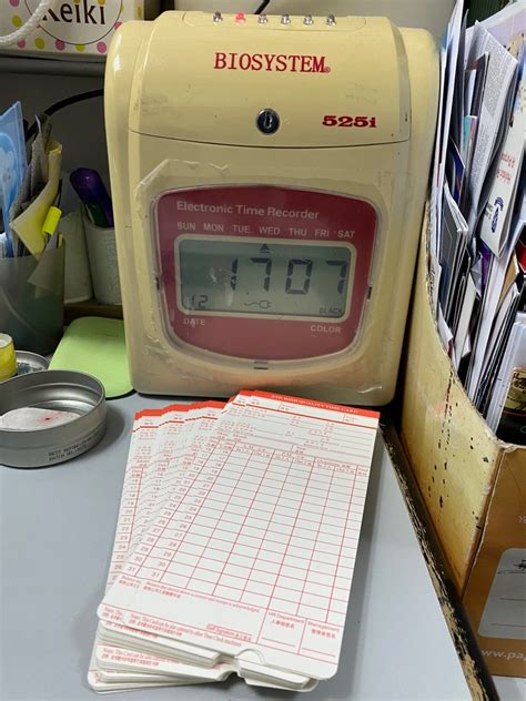 Image result for Biosystem Punch Card Machine How to Use