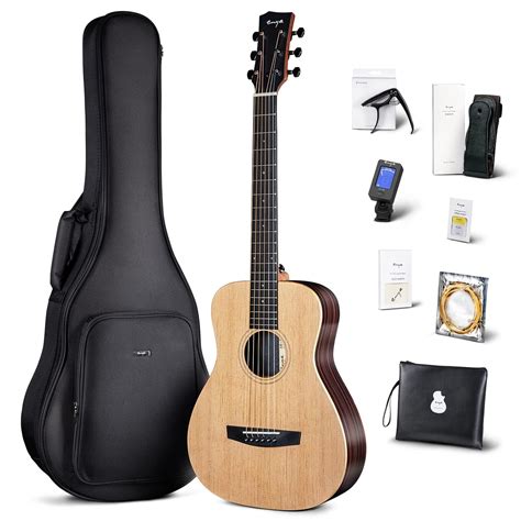 Enya Acoustic Guitar X1 Pro 34” Dreadnought Solid Spruce Top Acustica ...