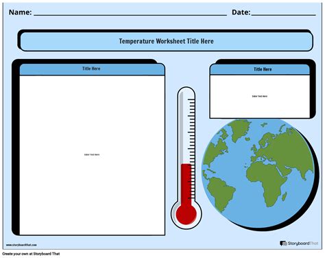Free Temperature Worksheets: Thermometer & Conversion