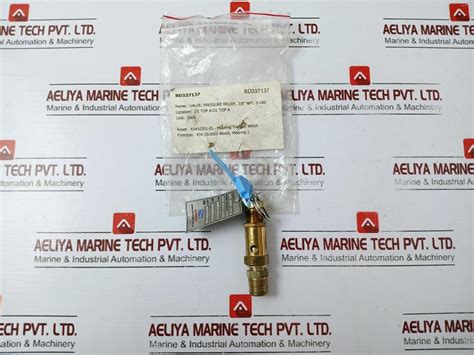 Shimmer 160 PSI Pressure Relief Valve, 3/8” NPT – Aeliya Marine Tech