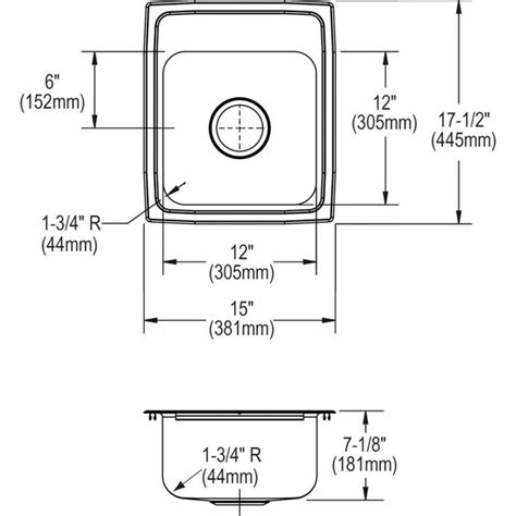 Elkay Celebrity Drop-In 15-in x 17.5-in Brilliant Satin Single Bowl 2 ...