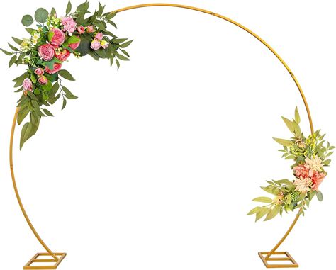 Suoedd Elegant 8FT Gold Metal Wedding Arch Frame for India | Ubuy