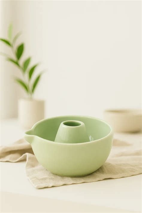 Kraftlik Handicraft Kraftlik Handicrafts Green Mist Matcha Bowl ...