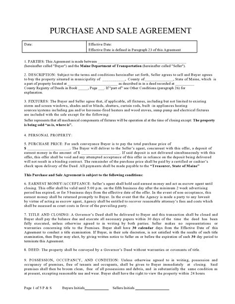 Buy Sell Agreements Templates