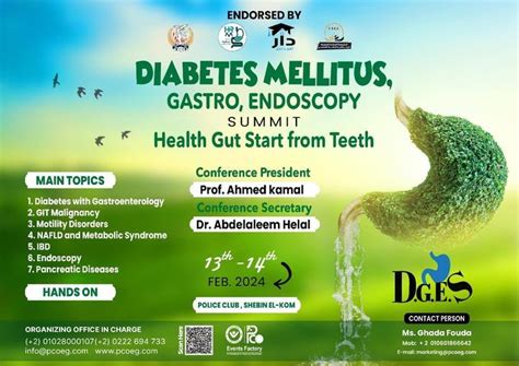 Diabetes Mellitus, Gastro, Endoscopy Summit, Shebin el kom, Cairo ...