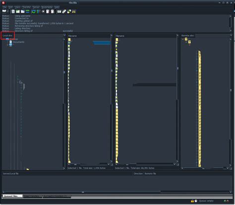 Image result for FileZilla GUI