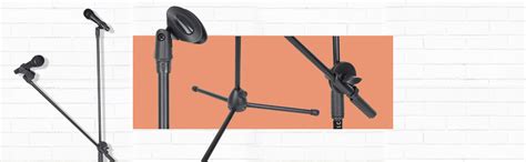 Arctic 3 Leg Boom Double Microphone Stand (Black) : Amazon.in: Musical ...