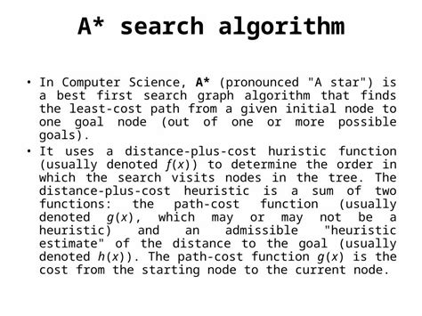 Image result for A Star Algorithm Example