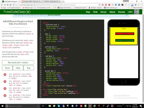 Box Model Free Code Camp 的图像结果