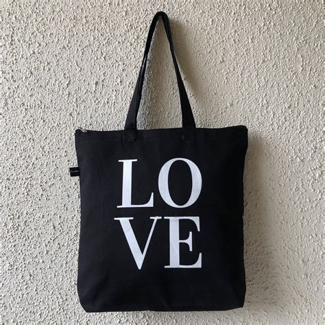Katha Kathan Canvas Tote - Love – Darjeeling Connection