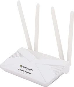 LAPCARE 4G SIM 4 Antena Wi-fi 6 Router (W666) 4G Router 2.4 GHz 300 ...