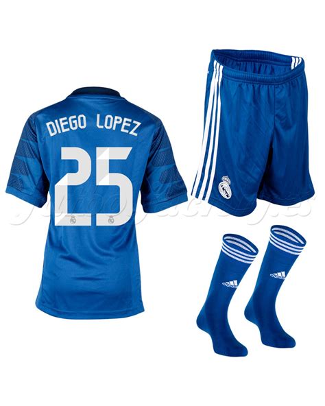 Equipación Real Madrid Diego López 2014/2015 azul