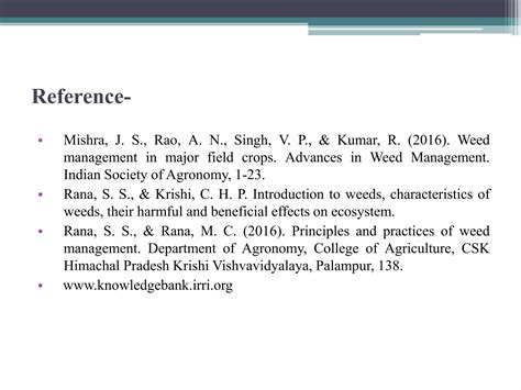 Chemical approach for weed management in kharif crops | PPTX