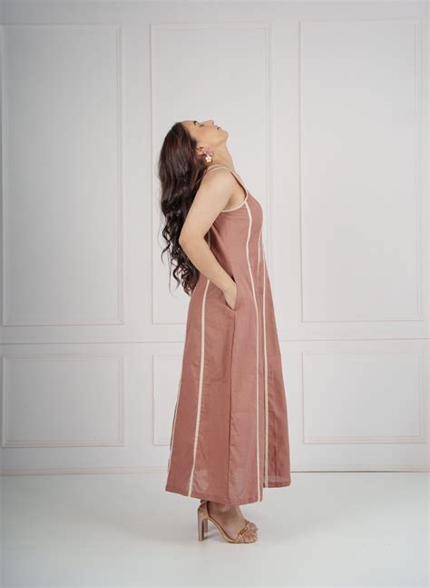 Women’s Printed Maxi Dress | Rosette Dress by Atulyakala
