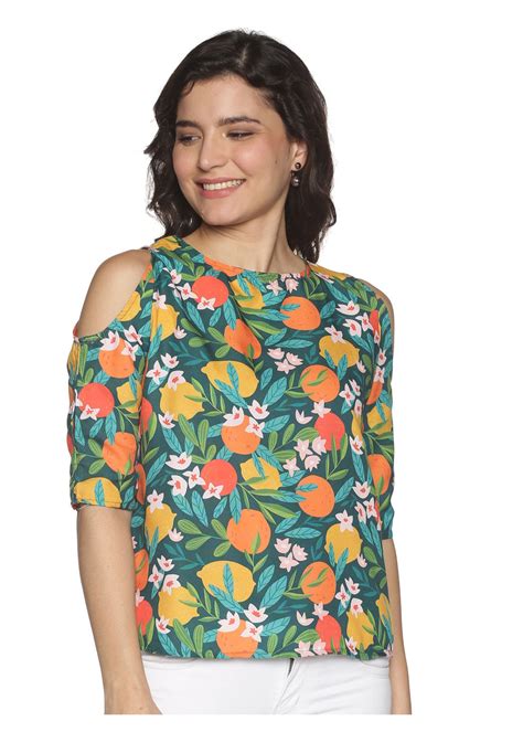 Tusok Women Floral Beach Tropical Tops