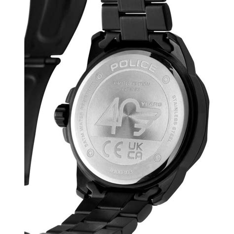 Buy Online Police Quartz Analog Blue Dial Stainless Steel Strap Watch ...