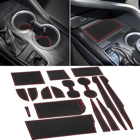 Amazon.com: SENSHINE Customized Liners for Toyota Camry Accessories 2018-2022 2023 Cup Holder ...