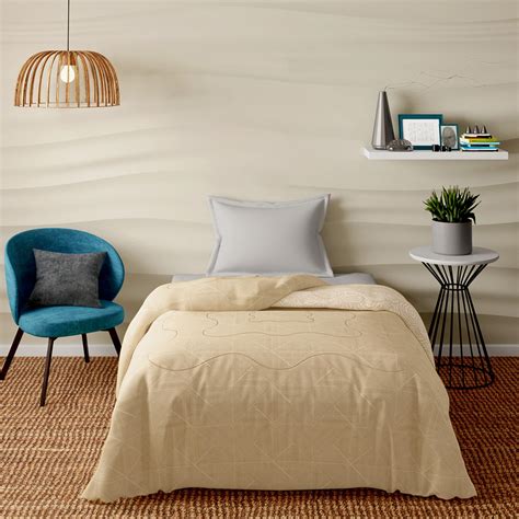 Buy PORTICO Melange Cotton Geometric Single Duvet Cover from Portico at ...