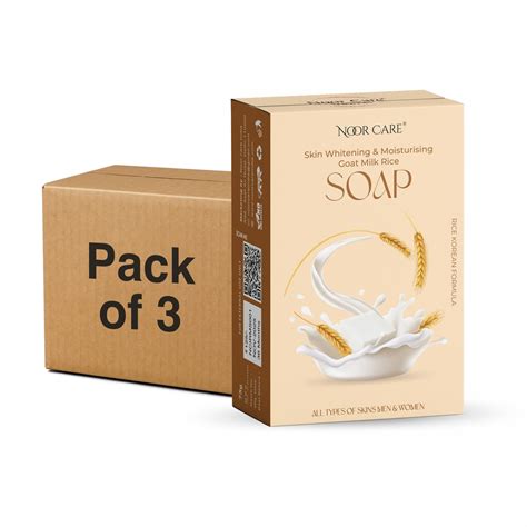 Goat Milk Rice Soap – Noor Care