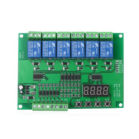 Buy VISLONE DC 5/12 / 24 V Programmable 6-Channel Relay Module Timing ...