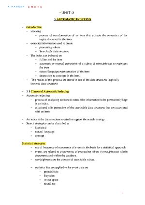 IRS Syllabus - Information Retrieval Systems - Studocu