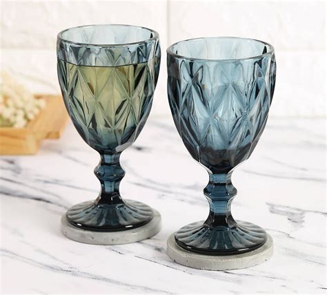 Blue Wine Glass | India Circus
