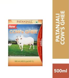 PATANJALI Pure Danedar Cow Ghee with Rich Aroma, Natural & Healthy Ghee ...