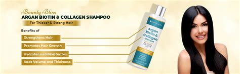 Buy Bounty Bliss Argan Biotin and Collagen Shampoo – Strengthening ...