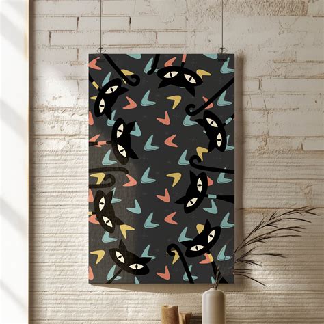 Atomic Cat Mid Century Posters (Set of 10) – Shop Sentosa