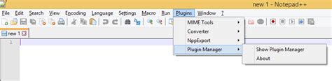 Image result for How to Install Plugin Manager in Notepad