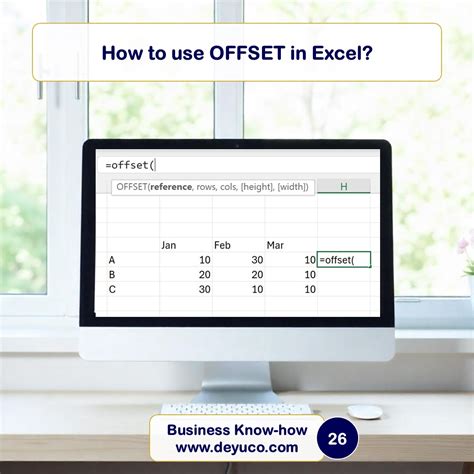Offset Function In Excel